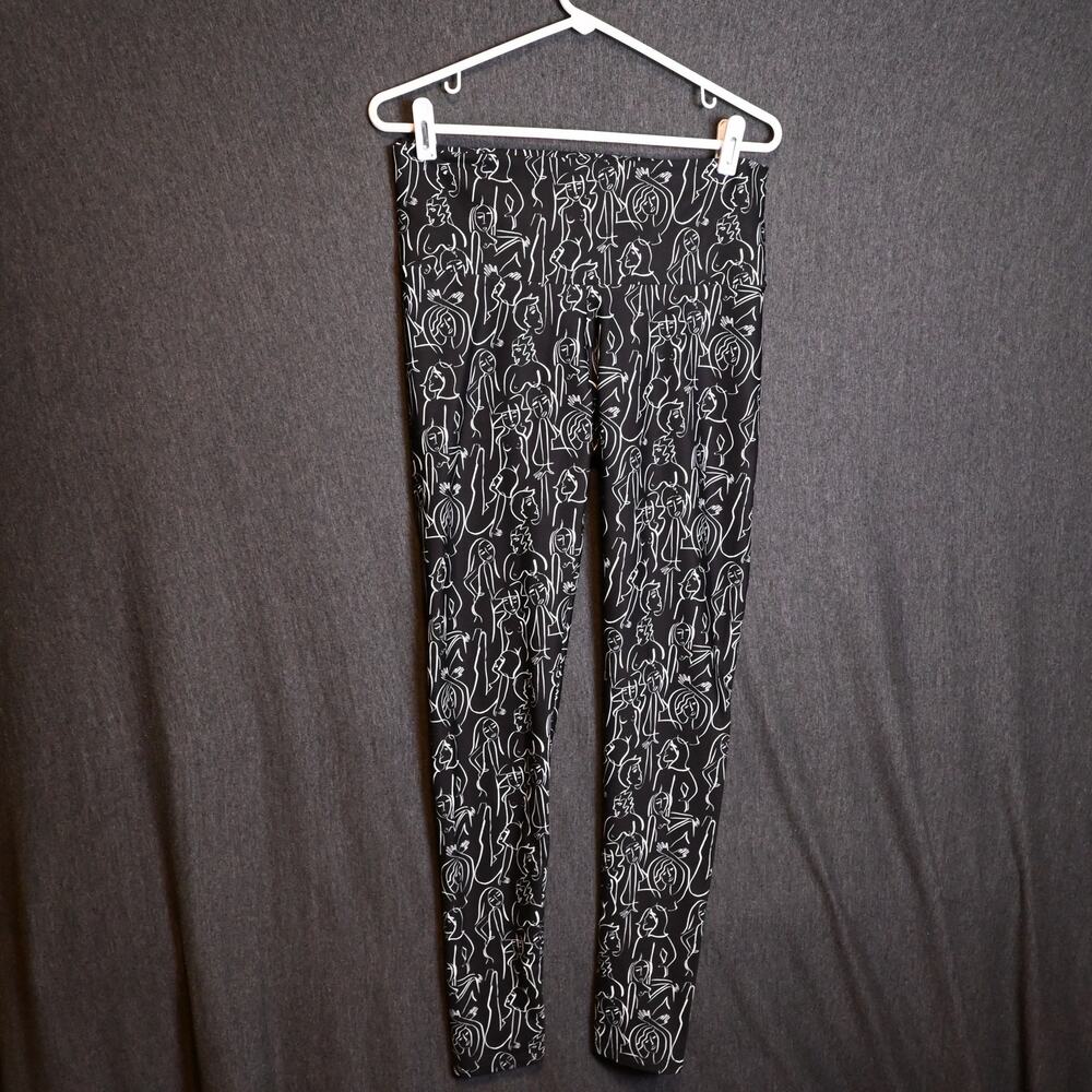 NEW Dazey LA Anthropologie Women's XL Maribeth Nudes Leggings USA Made NWT